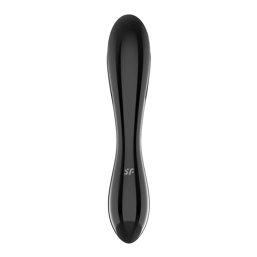 Двосторонній скляний дилдо Satisfyer Dazzling Crystal 1, дуже міцний, без стопера