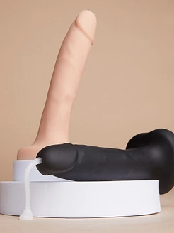 Фалоімітатор, що кінчає Strap-On-Me Squirting Cum Dildo Realistic Flash, діам. 3,9 см, силікон