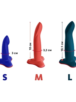 Фалоімітатор Fun Factory LIMBA FLEX L, колір морської хвилі, гнучкий, з ефектом пам’яті, підходить для точки G
