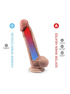 Фалоімітатор SilexD Tomas Premium Real Skin Flesh (9in MODEL 1), ультрареалістик, діаметр 5 см