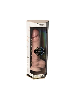 Фалоімітатор SilexD Tomas Premium Real Skin Flesh (9in MODEL 1), ультрареалістик, діаметр 5 см