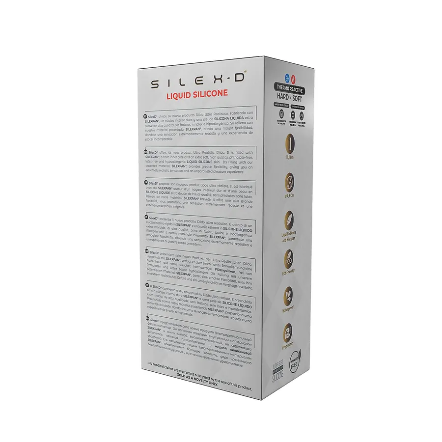Фалоімітатор SilexD Flesh (MODEL 2 size 8in) Liquid Silicone, підходить для Apollo S та L