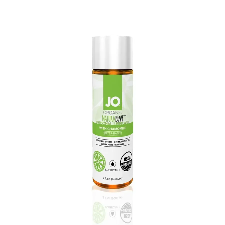 Лубрикант на водній основі System JO NATURALOVE - ORGANIC з екстрактом листя агави та ромашки