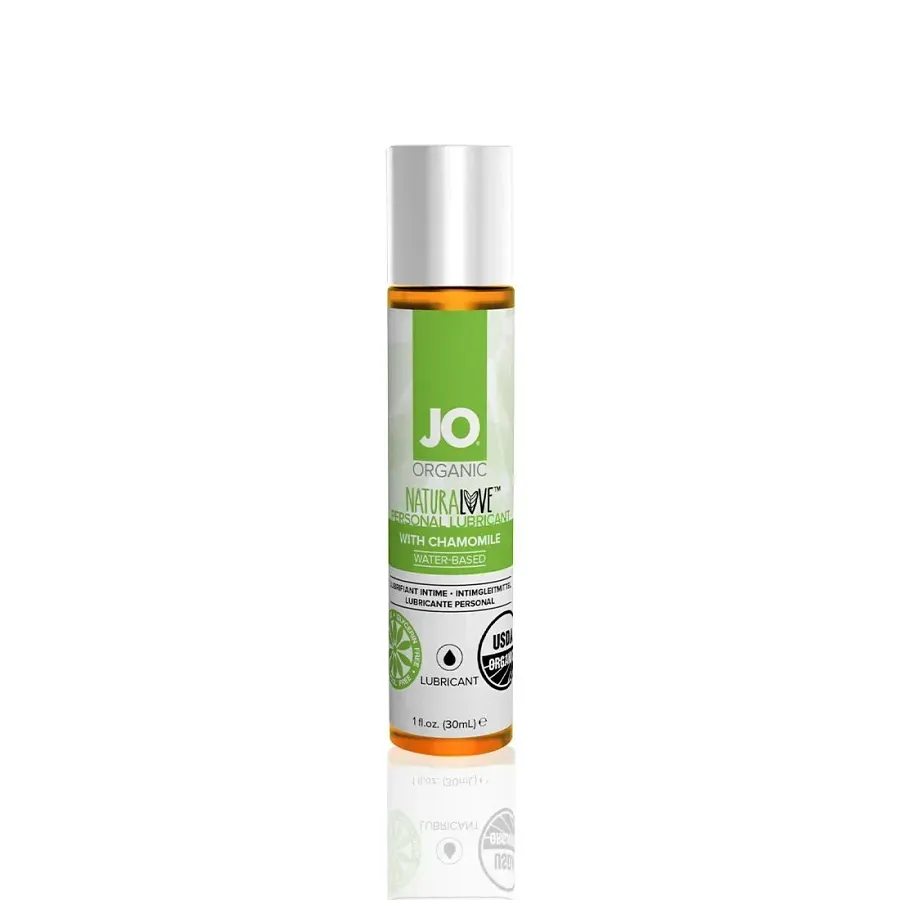 Лубрикант на водній основі System JO NATURALOVE - ORGANIC з екстрактом листя агави та ромашки