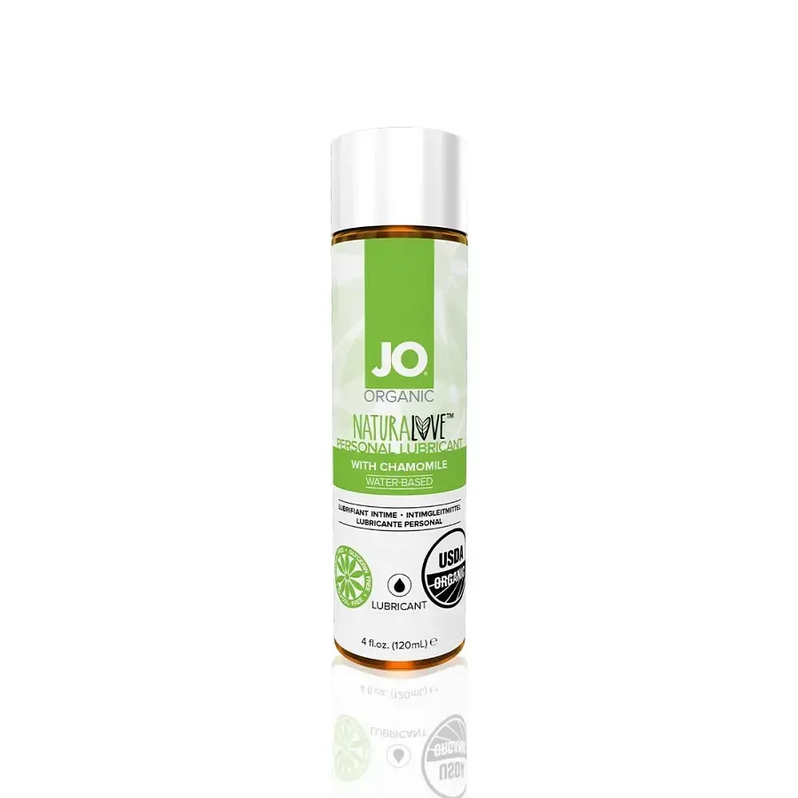Лубрикант на водній основі System JO NATURALOVE - ORGANIC з екстрактом листя агави та ромашки