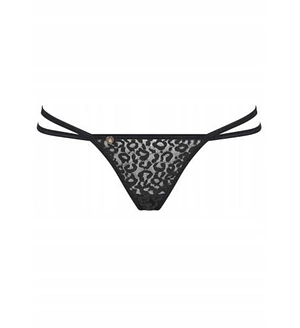 Трусики стрінги з ланцюжками Obsessive Pantheria thong black