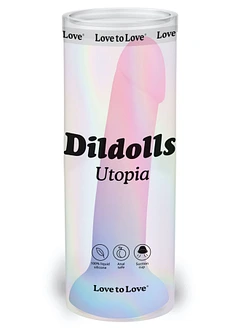 Дилдо з кольоровим градієнтом Love To Love DILDOLLS - UTOPIA XL ультрам'який