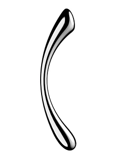 Металевий дилдо Satisfyer Cosmic Crest 1, двосторонній, можна нагрівати й охолоджувати