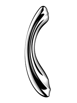 Металевий дилдо Satisfyer Pure Gravity 2, двосторонній, можна нагрівати й охолоджувати, дуже важкий