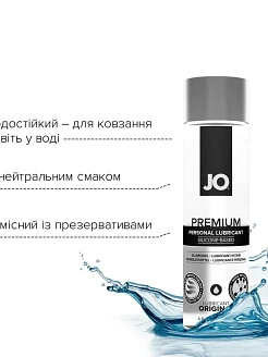 Лубрикант на силіконовій основі System JO PREMIUM - ORIGINAL без консервантів