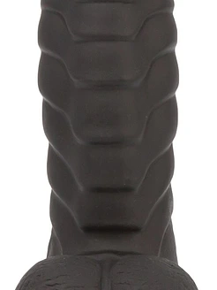 Фалоімітатор ADDICTION Ben 7" Dildo With Balls Black, віброкуля в подарунок