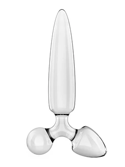 Тристоронній скляний дилдо Satisfyer Triple Crystal 1