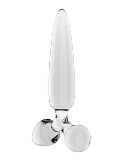 Тристоронній скляний дилдо Satisfyer Triple Crystal 1