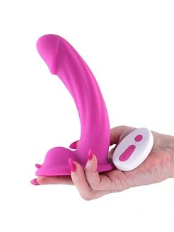 Ділдо з вібрацією NS Novelties Colours - Curve - Vibrating - 6" Dildo - Pink