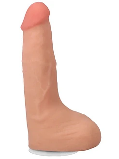 Фалоімітатор, що кінчає Doc Johnson The Realistic Cock ULTRASKYN - Squirting 9,5 Inch Vanilla