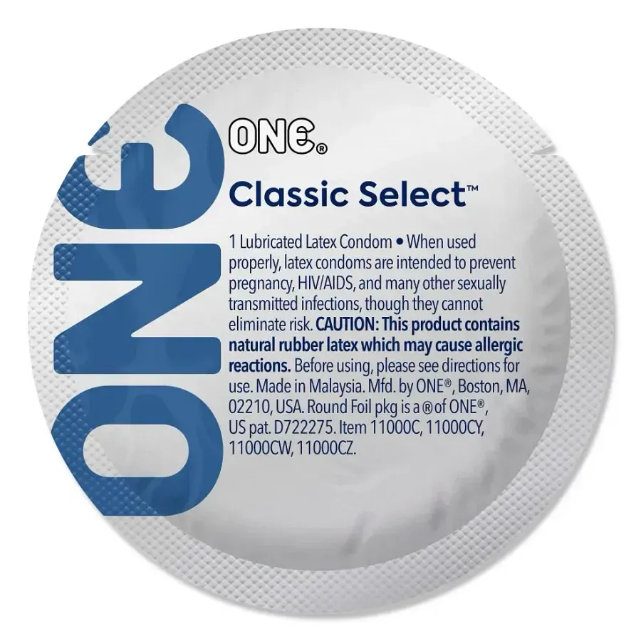 Набір презервативів ONE Classic Select Contest Collection, 100 шт, зі змазкою, паковання-тубус