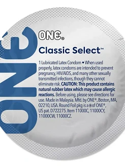 Набір презервативів ONE Classic Select Contest Collection, 100 шт, зі змазкою, паковання-тубус