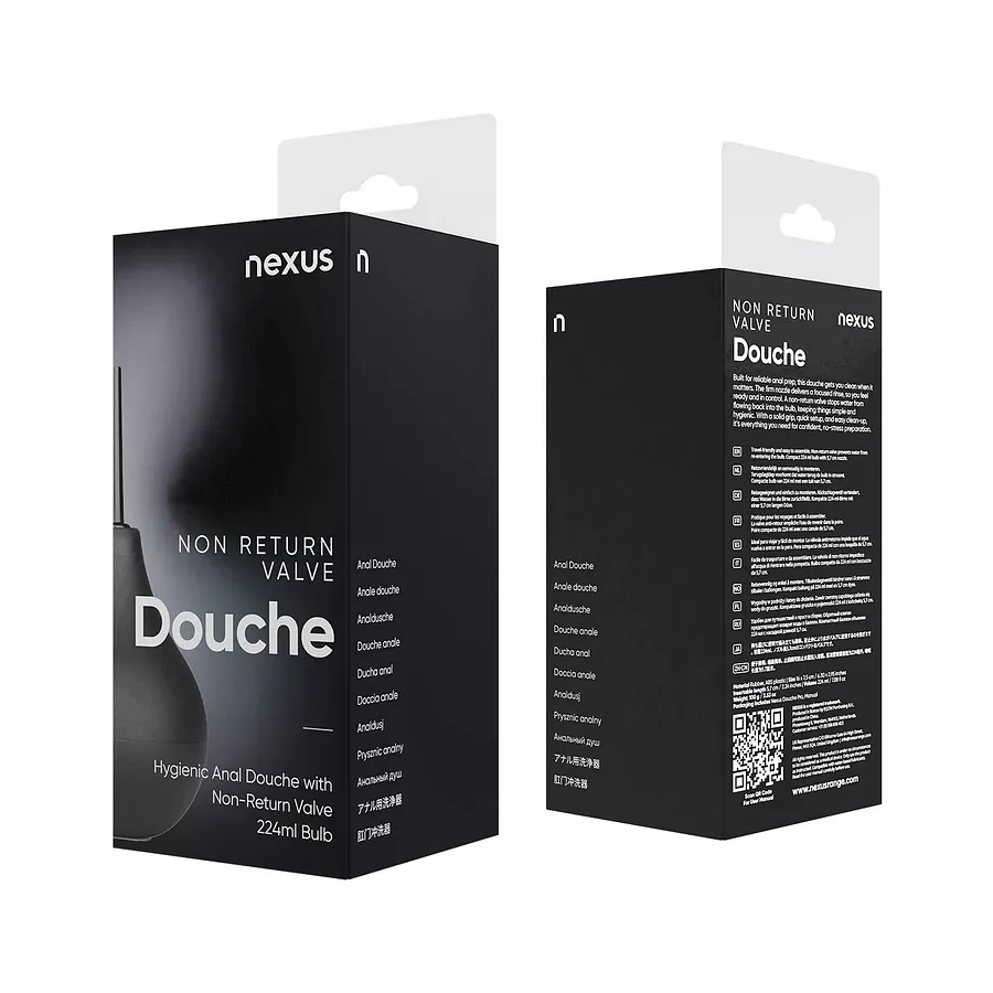 Спринцівка Nexus Anal Douche Black, об’єм 224 мл