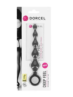 Анальний ланцюжок Dorcel Deep Feel, силікон, макс. діаметр 2,5 см, пружна