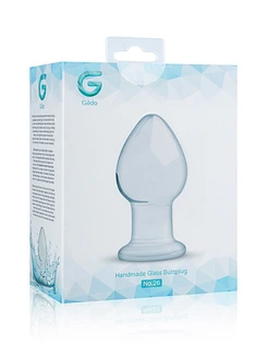 Скляна анальна пробка Gildo Glass Buttplug No. 26