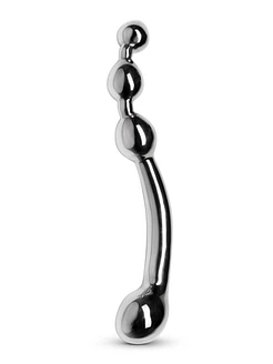 Анально-вагінальний стимулятор Sinner Gear Unbendable – Multi-Stim Pleasure Wand Metal Anal Dildo