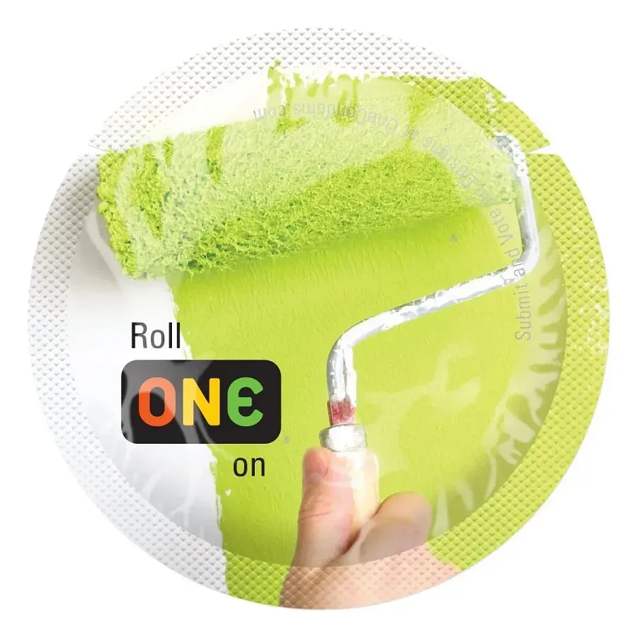 Набір презервативів Набір презервативів ONE Color Sensations, 100 шт, кольорові, 10 кольорів, зі змазкою, паковання-тубус