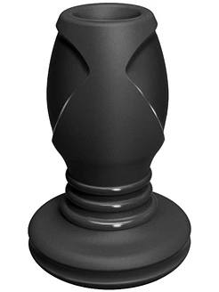Анальний тунель Doc Johnson Platinum Premium Silicone — The Stretch — Medium — Black