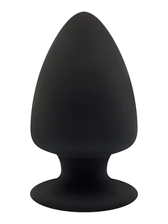 Анальна пробка SilexD (Model 1 size L), двошарова, силікон+Silexpan, діаметр 7,5 см