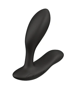 Смарт-вібромасажер простати We-Vibe Vector+ CHARCOAL BLACK, пульт ДК, регульований кут нахилу