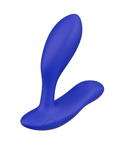Смарт-вібромасажер простати We-Vibe Vector+ ROYAL BLUE, пульт ДК, регульований кут нахилу