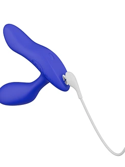 Смарт-вібромасажер простати We-Vibe Vector+ ROYAL BLUE, пульт ДК, регульований кут нахилу