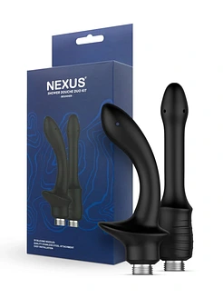 Набір анальних насадок для душу Nexus Beginner Shower Douche Duo Kit – Black, 2 шт.