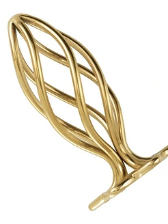 Металева анальна пробка LOCKINK SEVANDA Hollow Spiral Golden