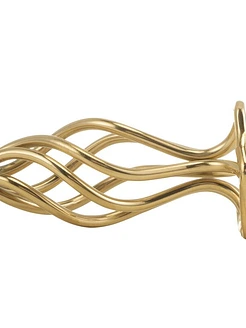 Металева анальна пробка LOCKINK SEVANDA Hollow Spiral Golden
