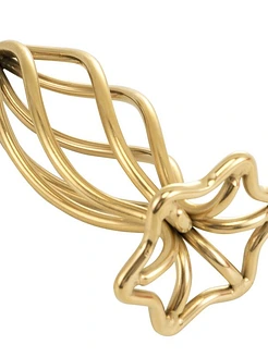 Металева анальна пробка LOCKINK SEVANDA Hollow Spiral Golden