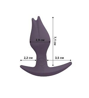 Анальна пробка Fun Factory BOOTIE FEM, рожева, у вигляді бутона, діаметр 2,9 см, тонкий обмежувач