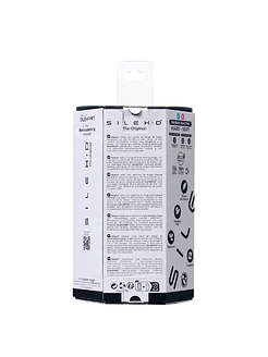 Анальна пробка SilexD Model 2, size M, чорна, двошарова, з ефектом пам’яті, діаметр 4 см