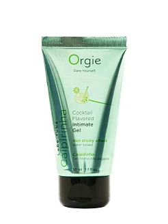 Їстівний лубрикант на водній основі Orgie Lube Tube Cocktail Caipirinha, , смак цитрусового коктейлю