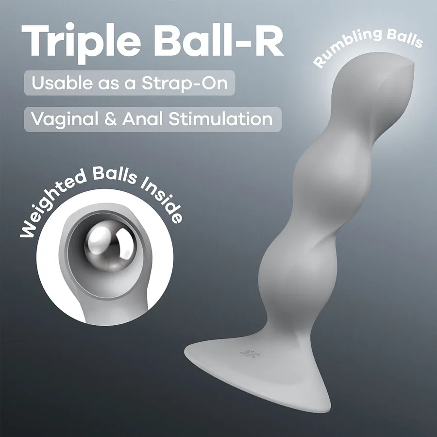 Анальний стимулятор-намистини Satisfyer Triple Ball-R