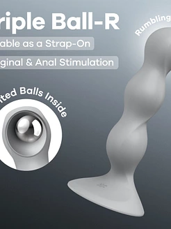 Анальний стимулятор-намистини Satisfyer Triple Ball-R