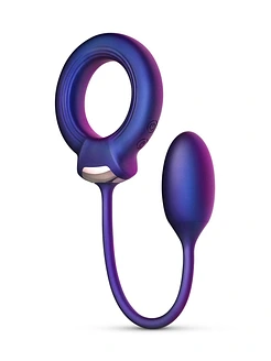 Ерекційне віброкільце з віброяйцем Hueman - Eclipse Anal Vibrator