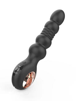 Анальний вібратор з пульсацією Loviss Thor Thrusting Anal Plug, 2 мотори