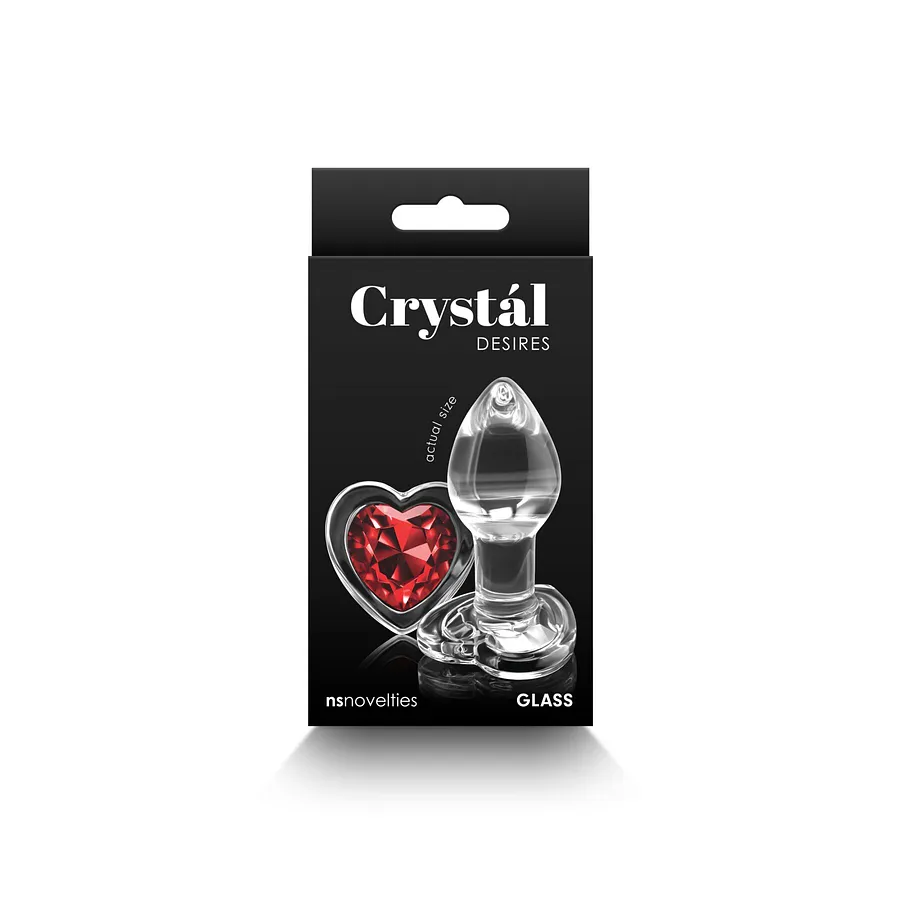 Скляна анальна пробка NS Novelties Crystal - Desires