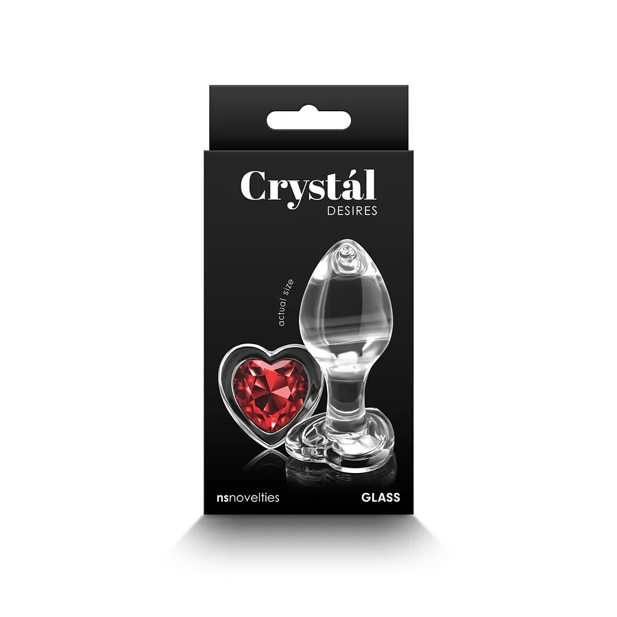 Скляна анальна пробка NS Novelties Crystal - Desires