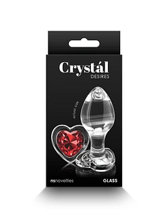 Скляна анальна пробка NS Novelties Crystal - Desires
