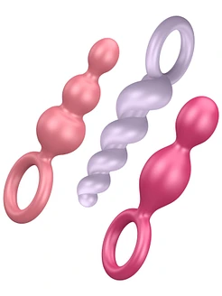 Набір анальних іграшок Satisfyer Plugs (set of 3) - Booty Call, макс. діаметр 3 см
