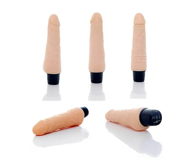 Вібратор реалістичний Blush DR. SKIN Dr.David 21,5 см тілесний