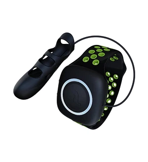 Вібронасадка на палець Adrien Lastic Touche Compact S з дротом, чорна