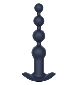 Анальна ялинка з вібрацією Dream Тoys Startroopers Apollo на пульті керування, чорна