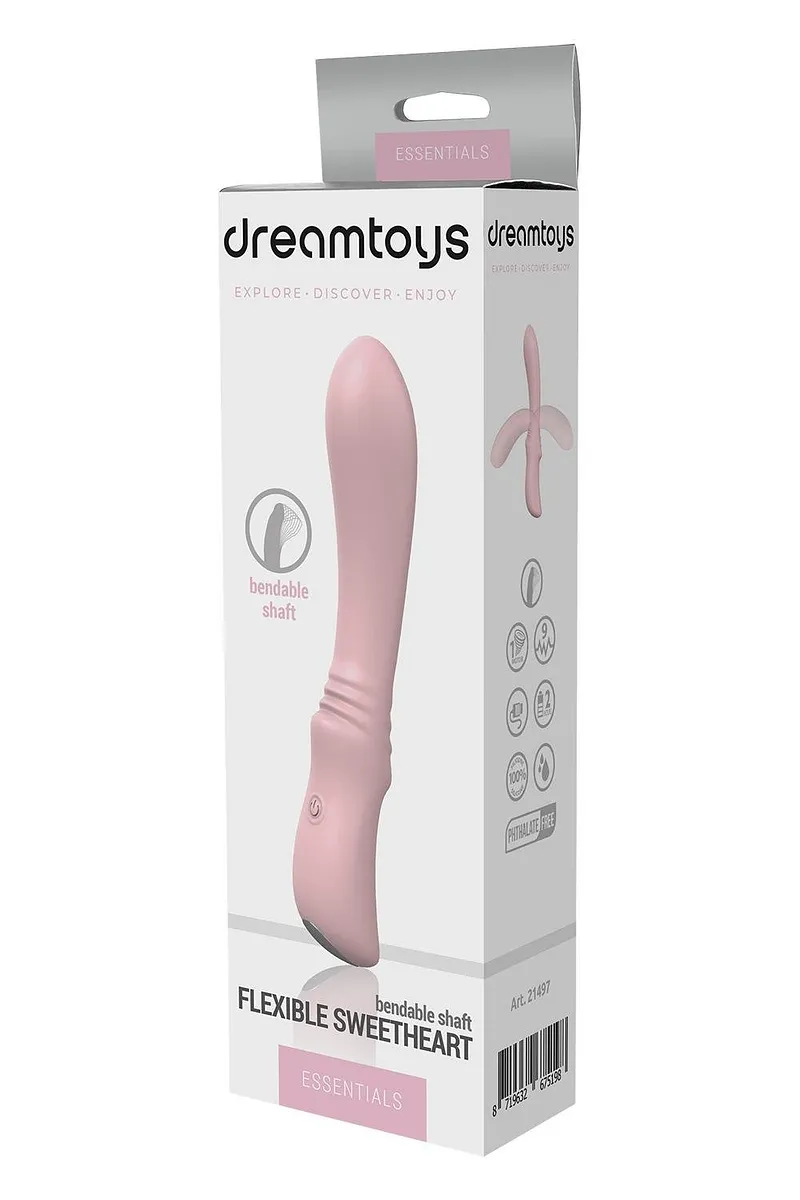 Вібратор гнучкий класичний Dream Toys Essentials Sweetheart рожевий